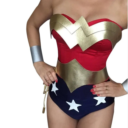 Vintage Wonder Woman Cosplay Costume