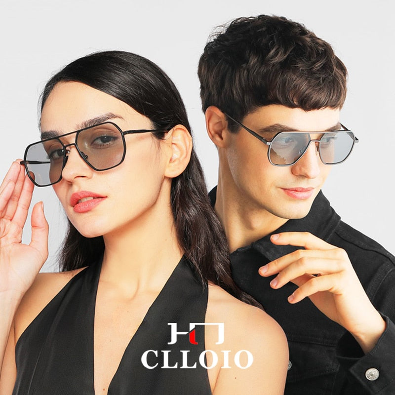 CLLOIO New Fashion in Photochromic Aluminum - Unisex Sunglasses