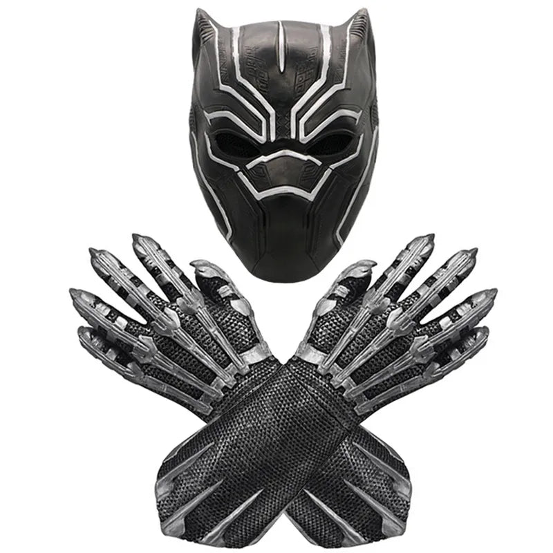 Black Panther T'Challa Cosplay Latex Mask