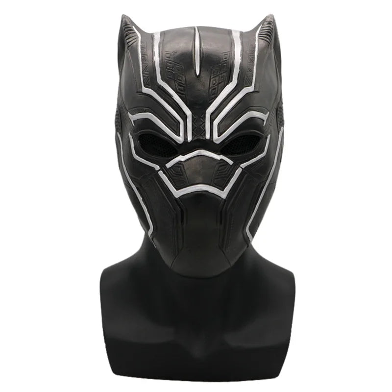 Black Panther T'Challa Cosplay Latex Mask