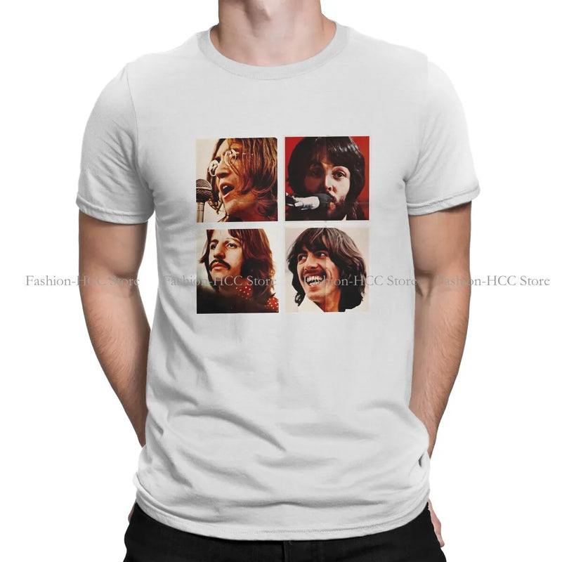 Team Hip Hop Beatle Band T-Shirt: Casual Polyester Tee