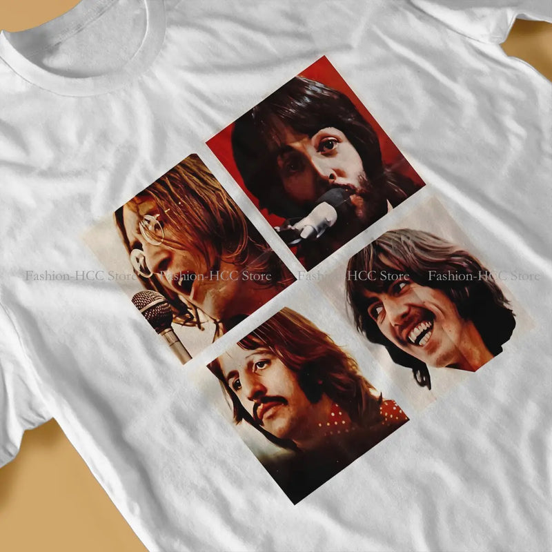 Team Hip Hop Beatle Band T-Shirt: Casual Polyester Tee