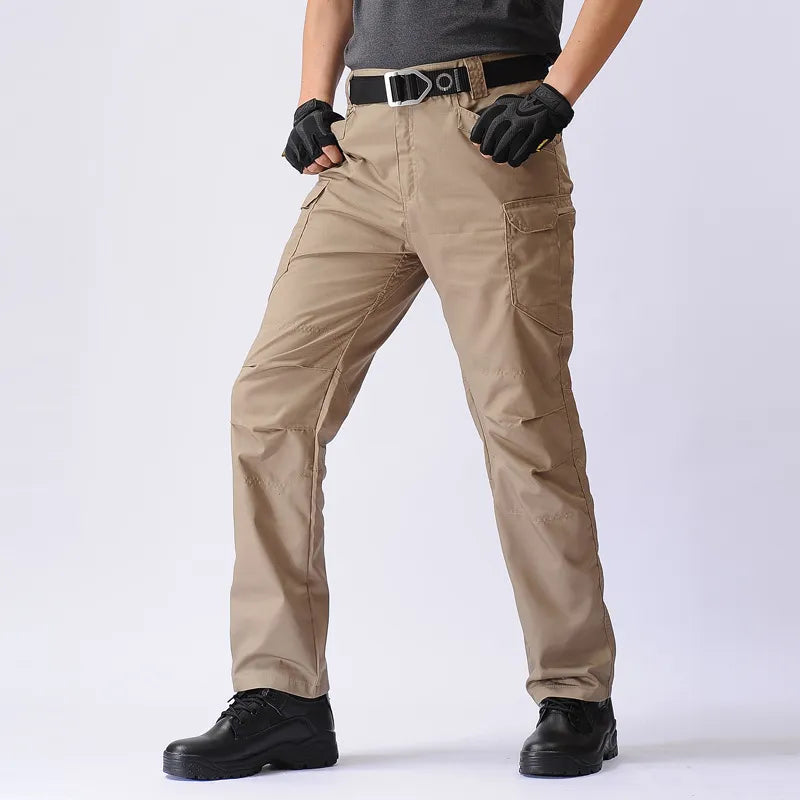 Quick-Dry Military Cargo Pants: Multi-Pocket Waterproof Design