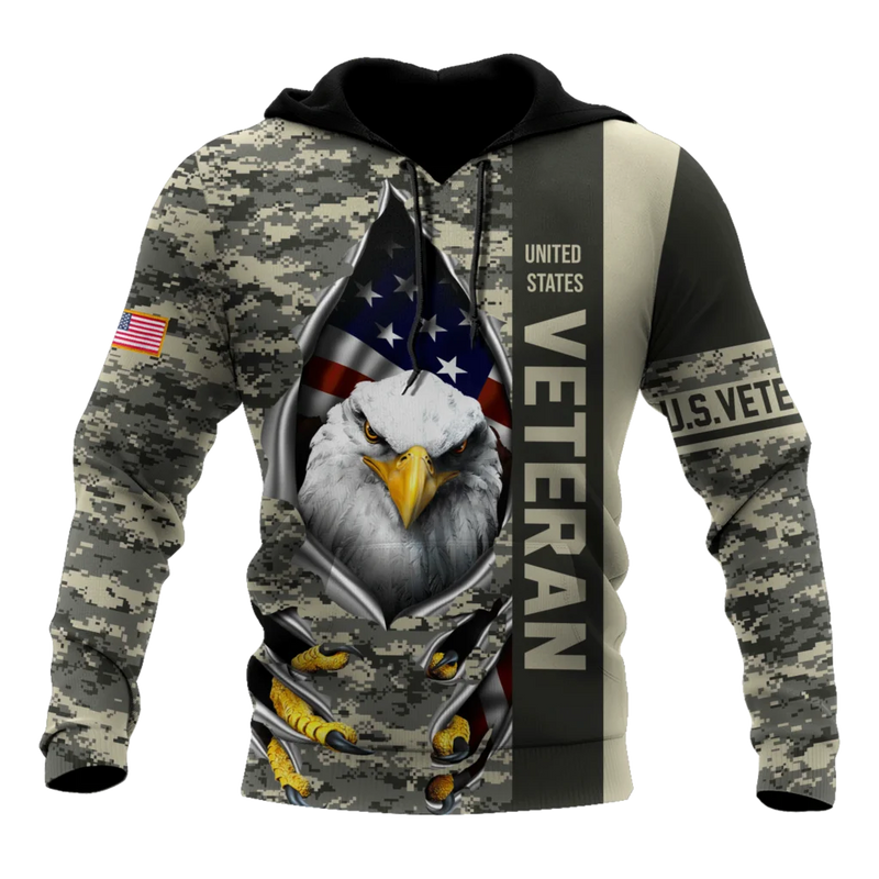 WBWA Military Camo 3DPrint Pullover: Casual Hoodies 2023