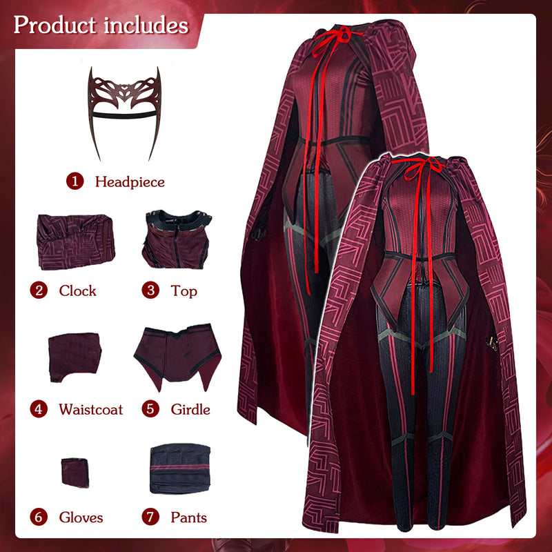 Cafele Scarlet Witch Cosplay Costume