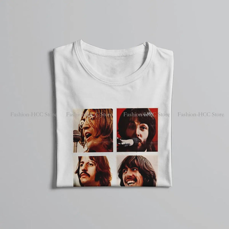 Team Hip Hop Beatle Band T-Shirt: Casual Polyester Tee