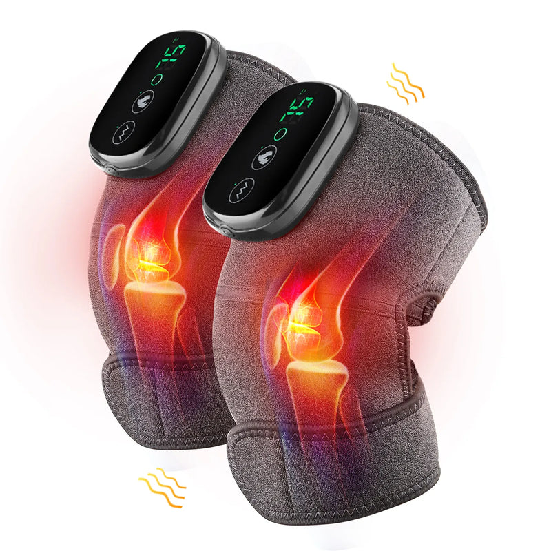 Rechargeable Thermal Knee Massager: 3-in-1 Heating Support