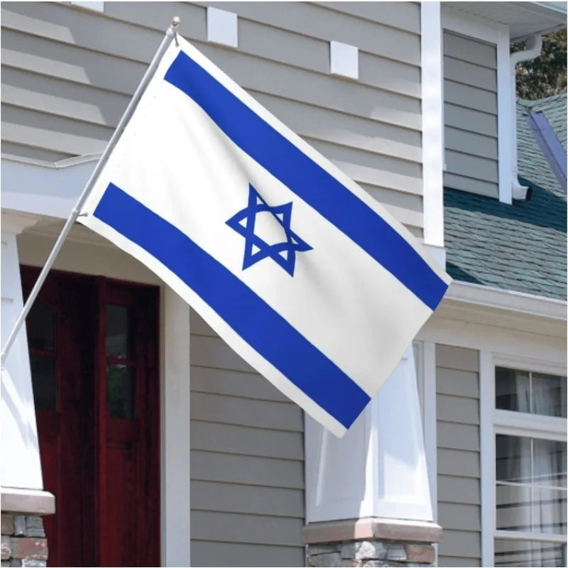 Israeli Flag: Waterproof Outdoor Decoration