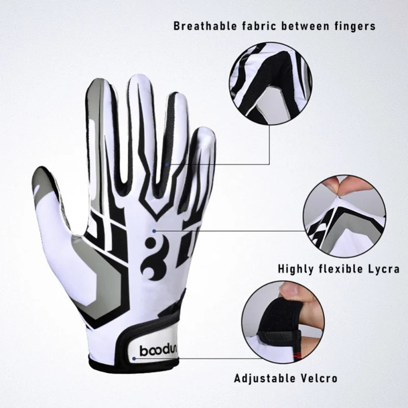 Multi-Sport Full Finger Gloves (1 Pair)