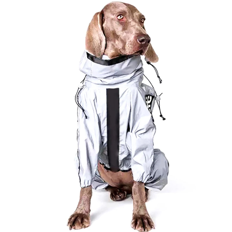 Reflective Waterproof Dog Raincoat: Outdoor Jacket for Pets