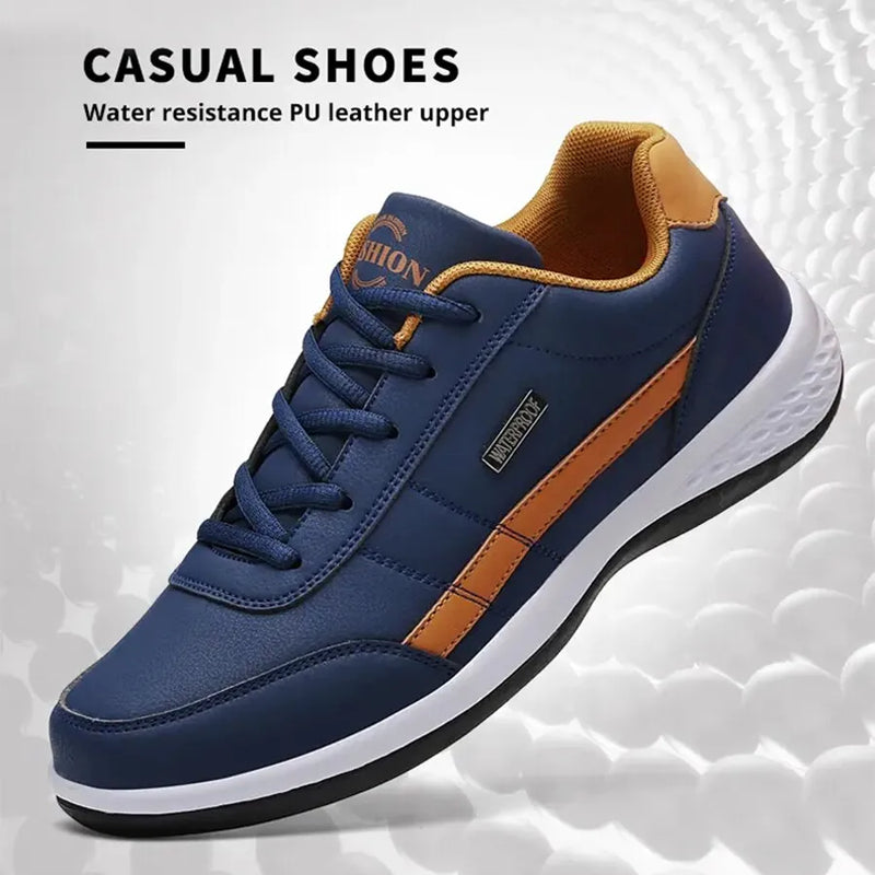 Men's Lightweight Casual Tennis Sneakers: Comfortable Lace-Up