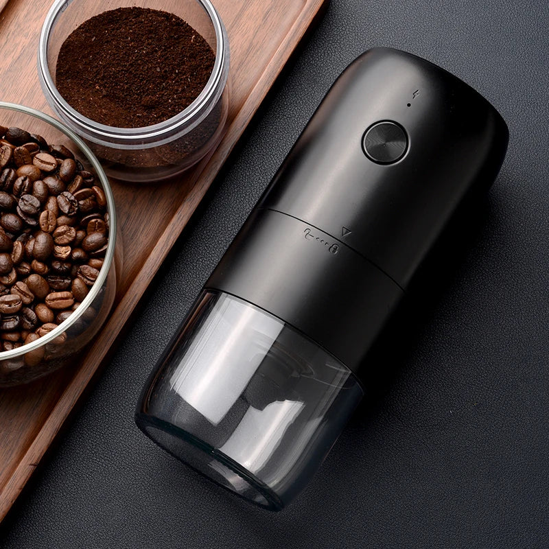 Portable Electric Coffee Bean Grinder: USB Rechargeable