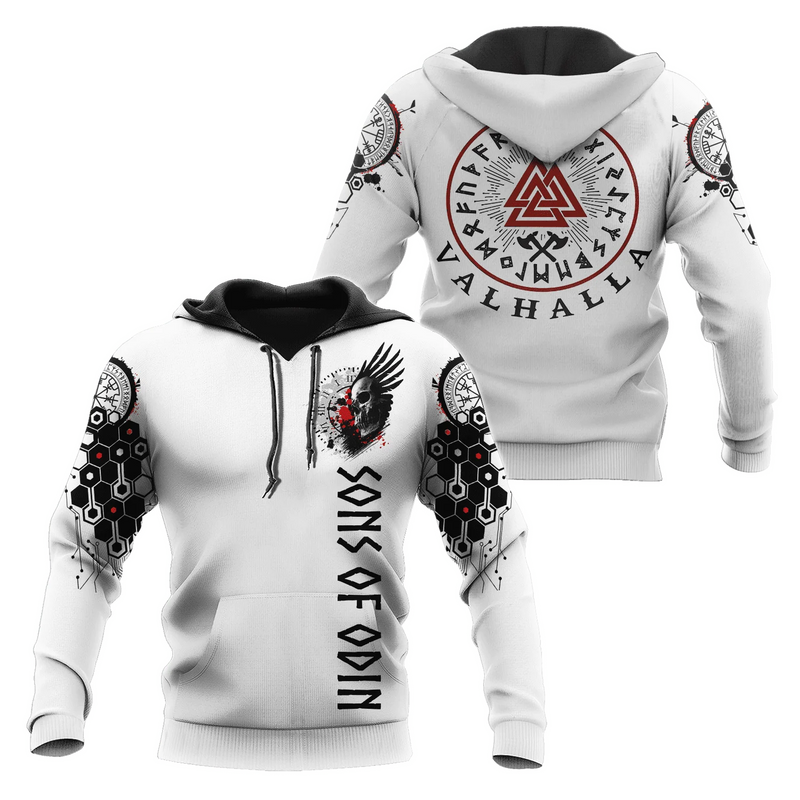 2023 Urban Wolf Print Hoodie: Trendy Men's Fashion