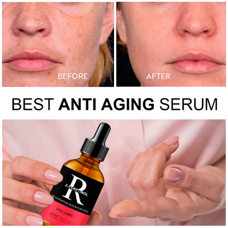 Organic Retinol Facial Serum: Anti-Aging Whitening Essence