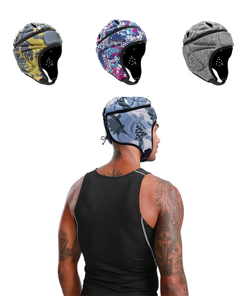 Kids' Rugby Padded Headgear: Protective Helmet