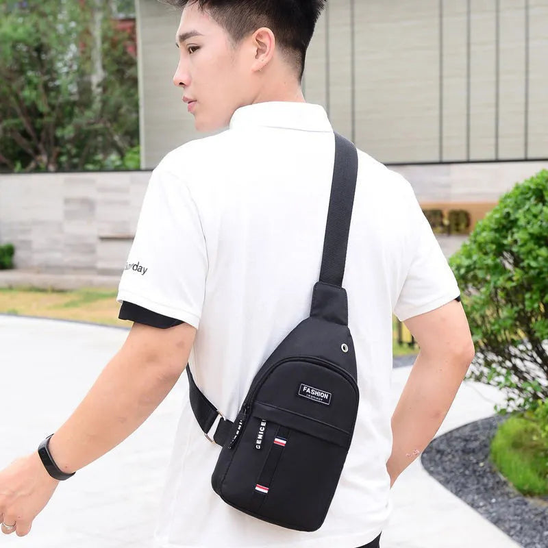 Versatile Korean Men's Chest Bag