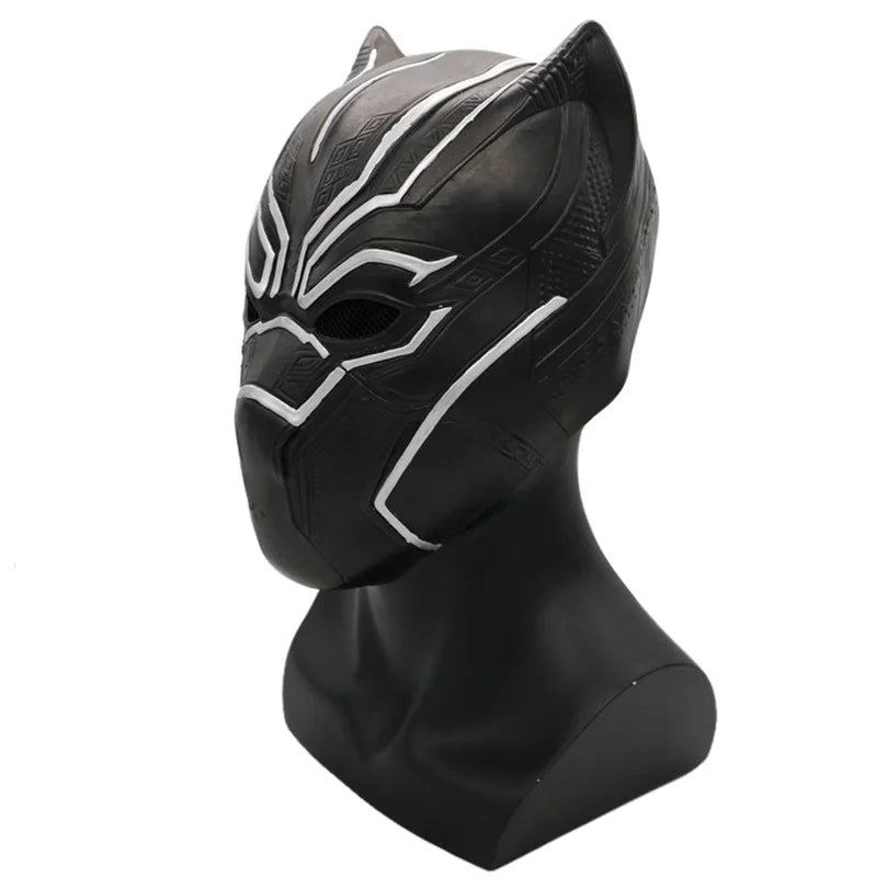 Black Panther T'Challa Cosplay Latex Mask