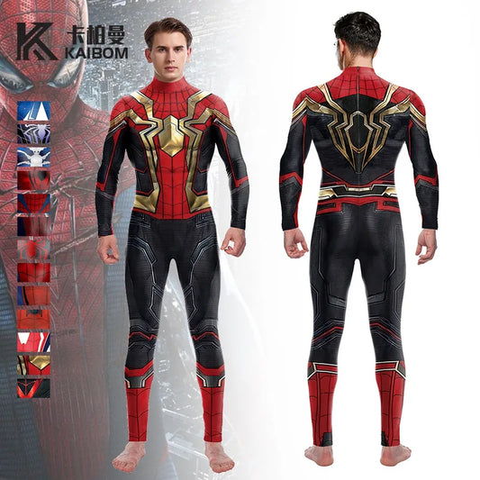 Steel Spider Superhero Kids Costume