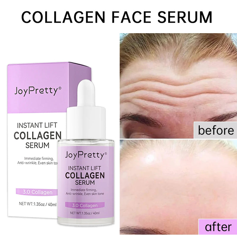 40ml Collagen Face Serum: Anti-Wrinkle Hyaluronic Acid Formula