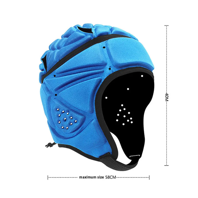 Adjustable Soft Padded Rugby & Soccer Goalkeeper Helmet