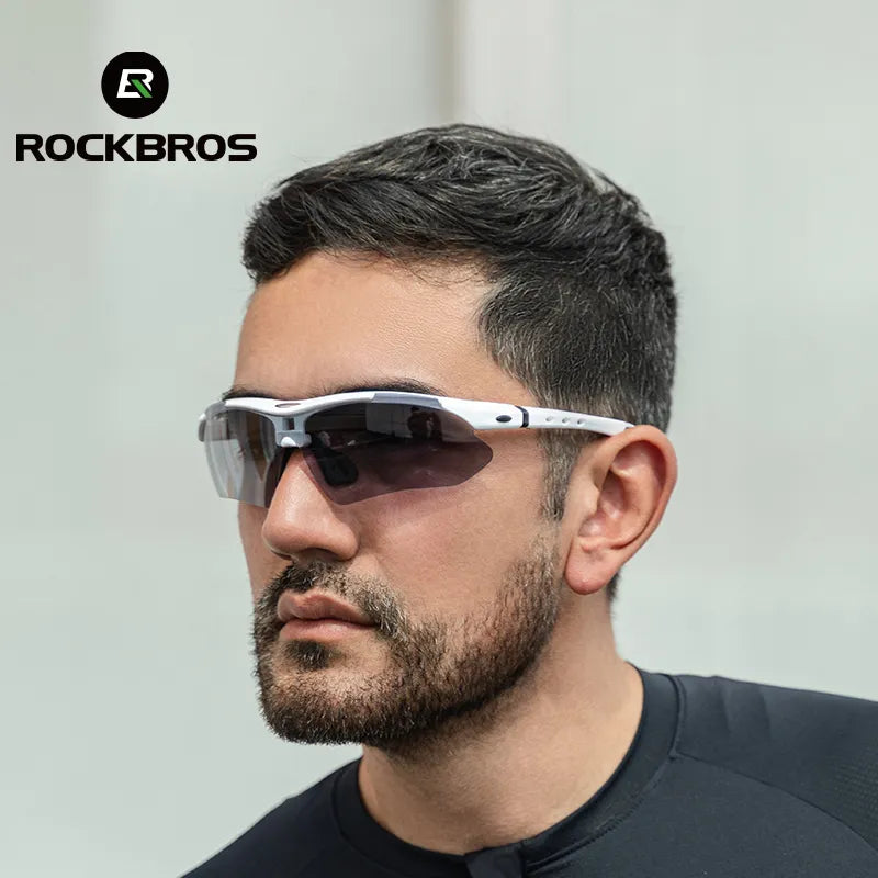 ROCKBROS Polarized Cycling Glasses: Men's Sports Protection