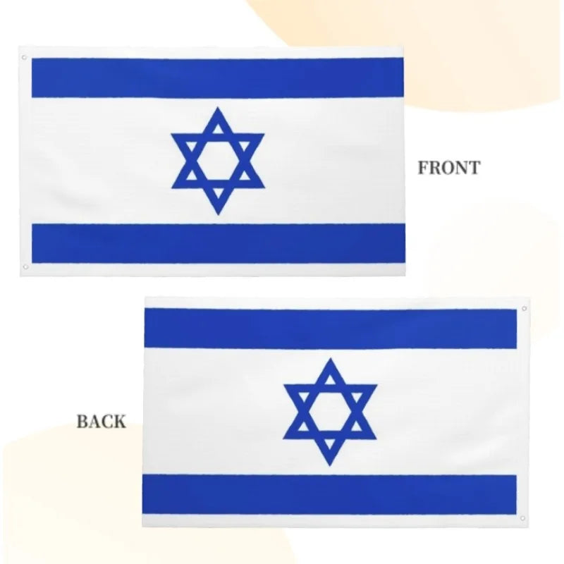 Israeli Flag: Waterproof Outdoor Decoration