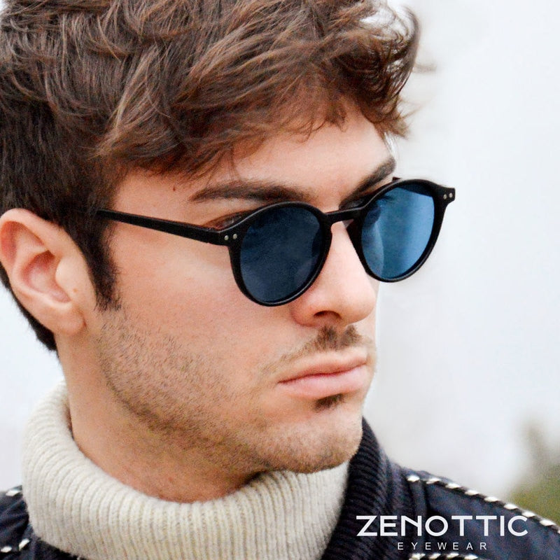 ZENOTTIC Retro Polarized Sunglasses: 2023 Unisex Vintage Round Frame